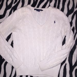 White Ralph Lauren sweater