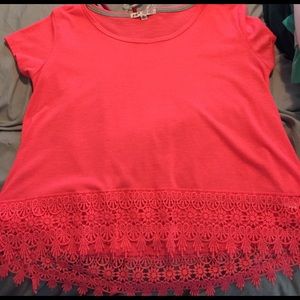 Cute, neon floral shirt