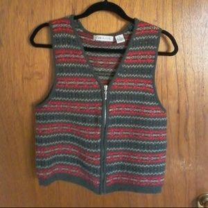 Classic knitted vest