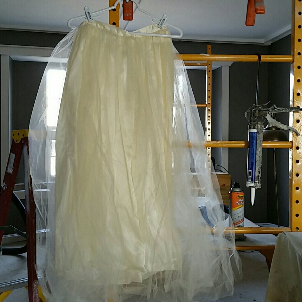 Vintage tulle formal skirt