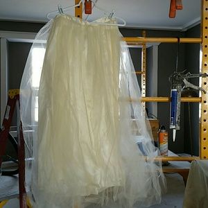 Vintage tulle formal skirt