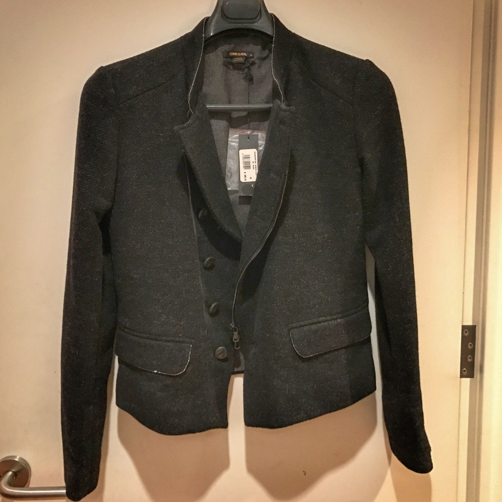 Diesel Black Gold dark grey/black jacket, size M