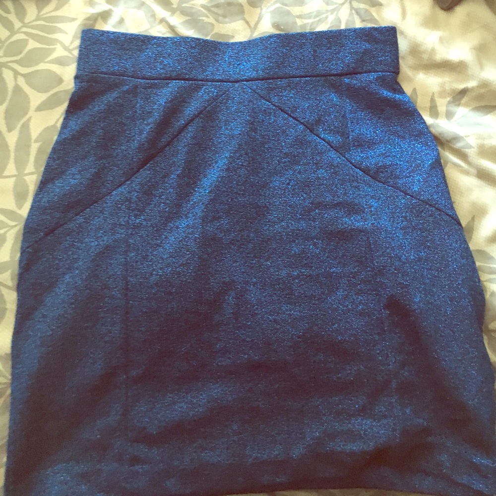 Blue lurex mini