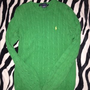 Green Ralph Lauren sweater