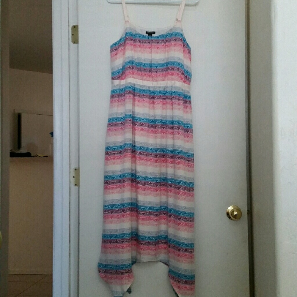 Multi Spring colored Maxi Dress