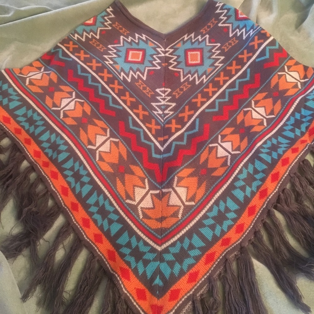 Aztec poncho