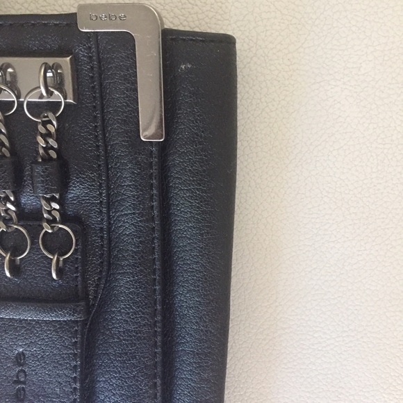 Moving must sell used BEBE wristlet clutch - Picture 3 of 7