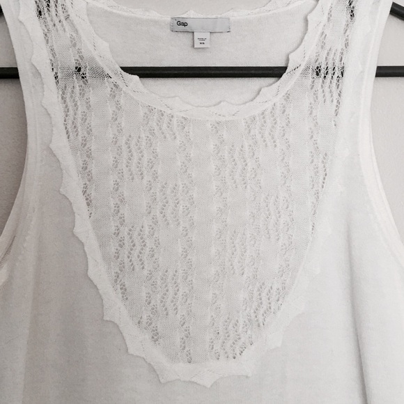 Gap | Breezy Lace Embroidered Cotton Tank - Picture 4 of 4