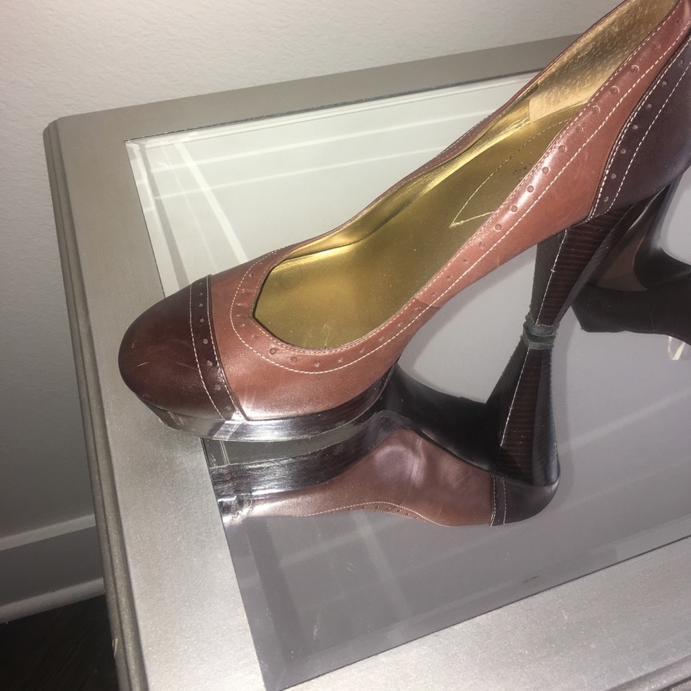 Brown guess heels