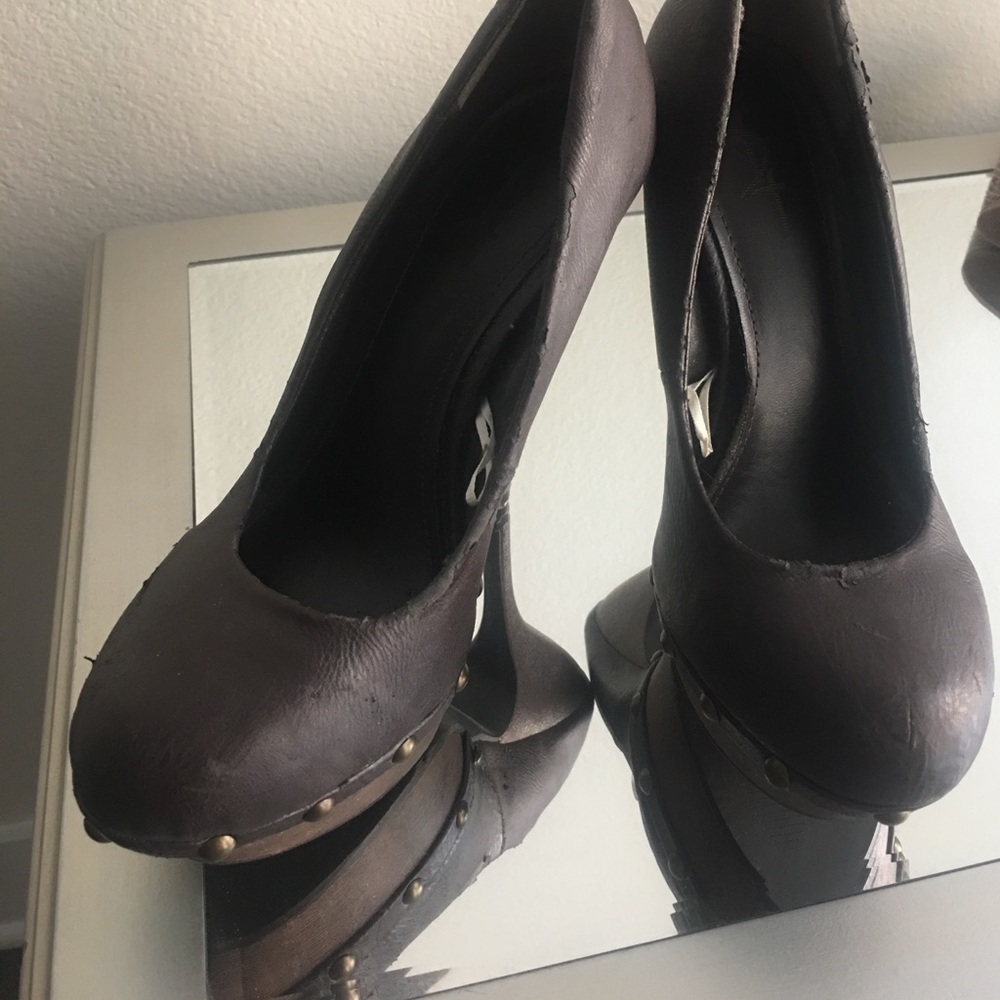 Brown heels