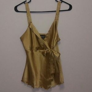 Satin tank top