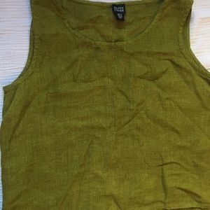Eileen Fisher 100% Italian Linen tank