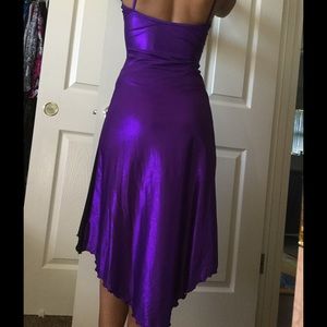 Women purple elegant dress