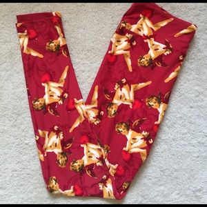 OS Valentine's Cupid Lularoe leggings