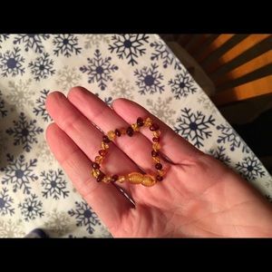 Amber Teething Bracelet 5.5 inches