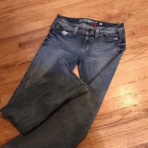 Women's Daredevil Flare Guess Jeans, Size 28