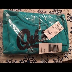 OskKosh Teal Zip Up 12 months