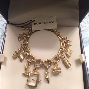 Burberry charm bracelet watch