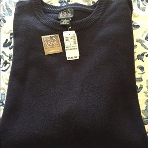 NWT- Executive Collection Lambswool Navy Sweater!