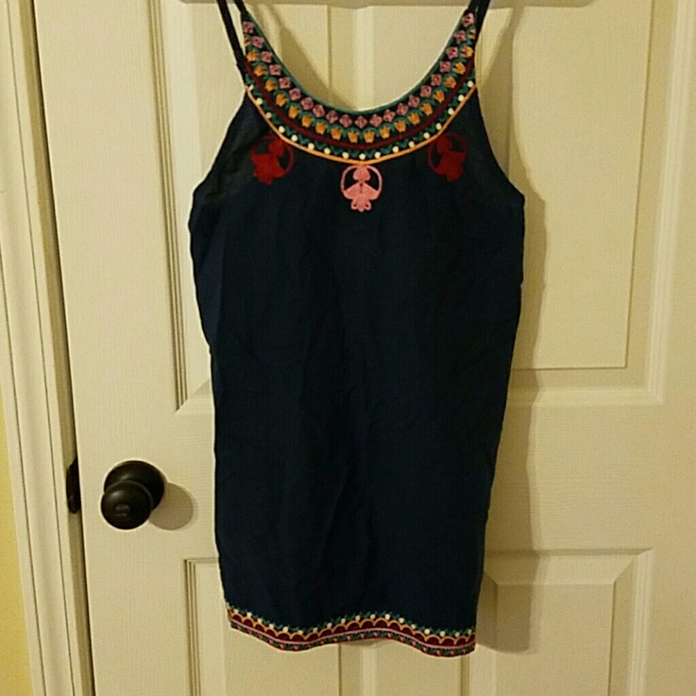 Navy tank top