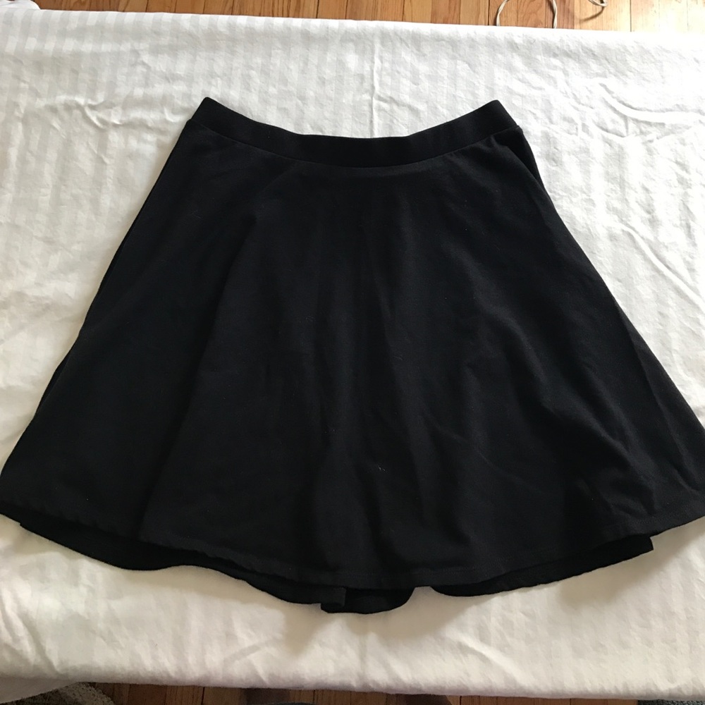Black high waist skirt