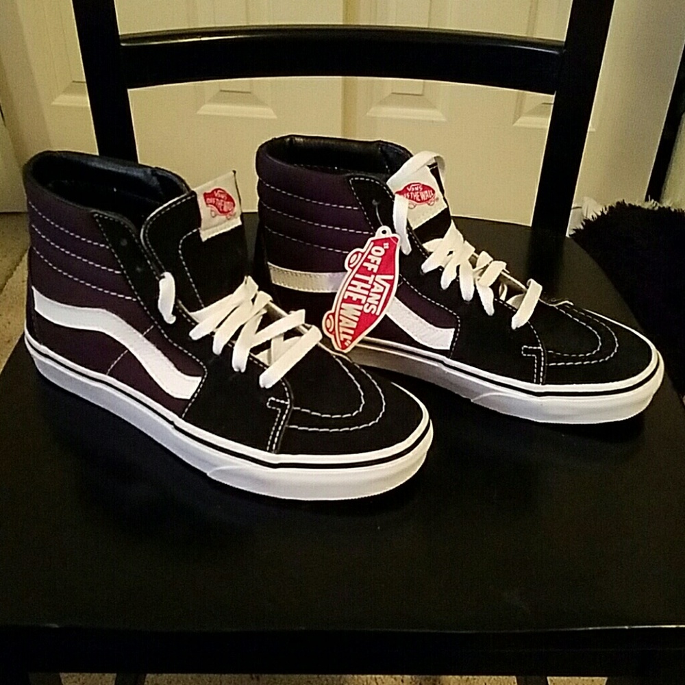 Vans hi-tops black/white