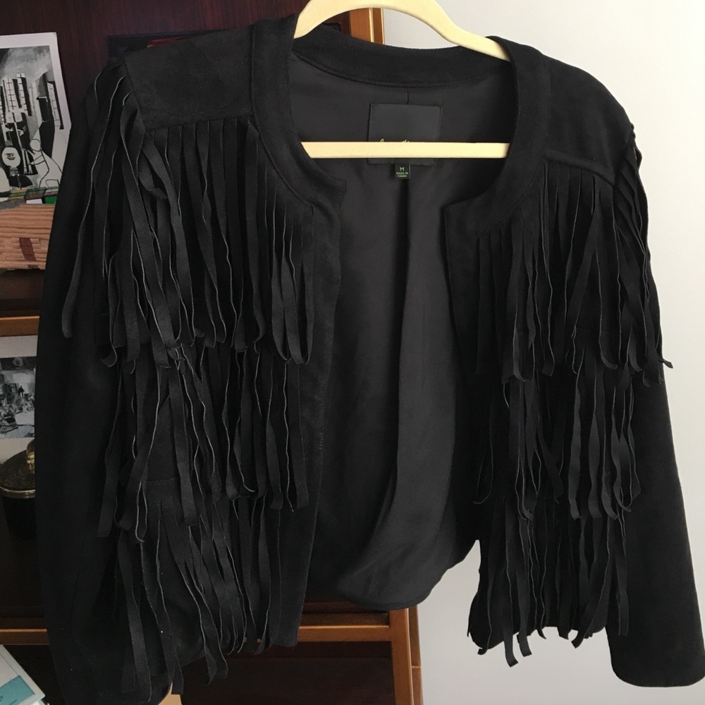 Sam Edelman suede fringe jacket!