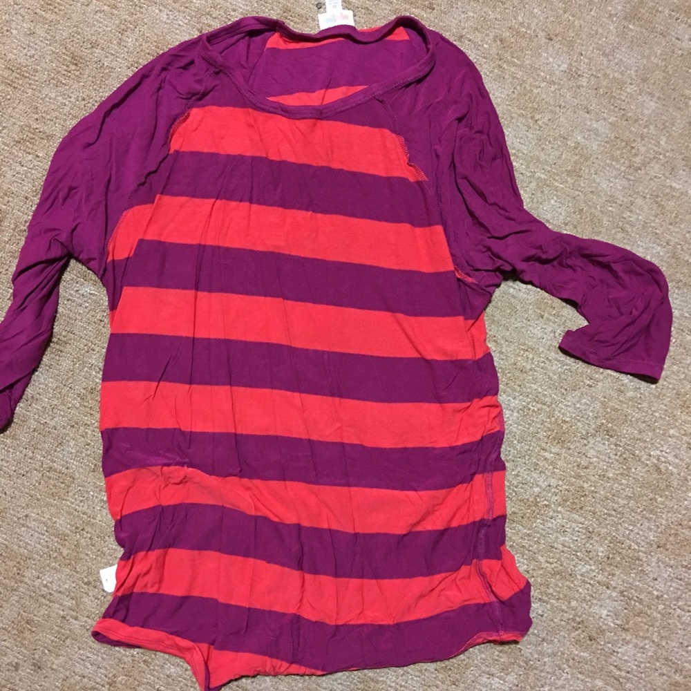 XL Pink Stripe LulaRoe Randy shirt