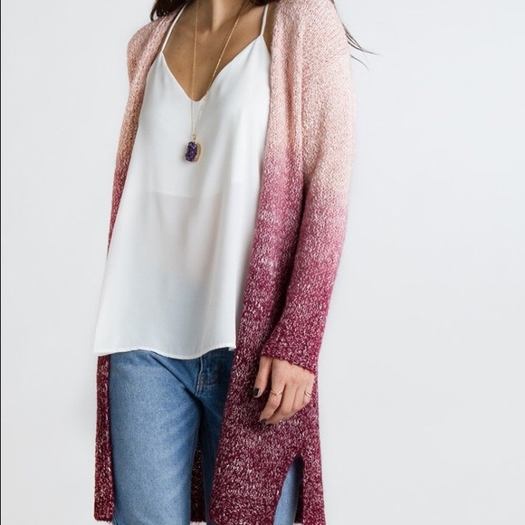 Cozy ombré cardigan - Picture 3 of 4