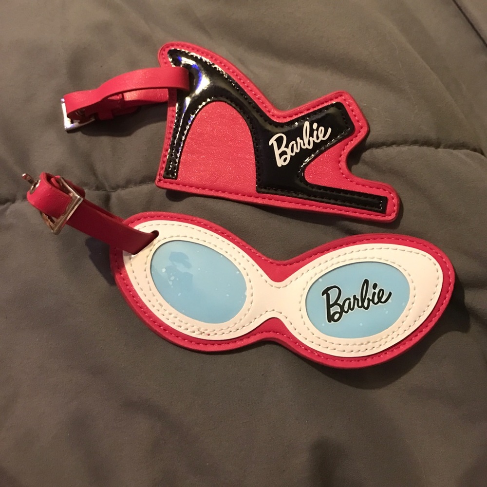 Barbie luggage tags