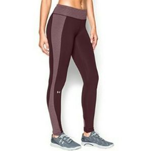 Under Armour ColdGear Legging (Oxblood Stripe)