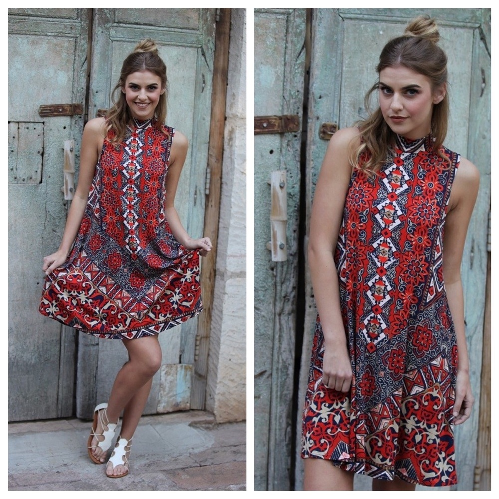 Boho coachella dress