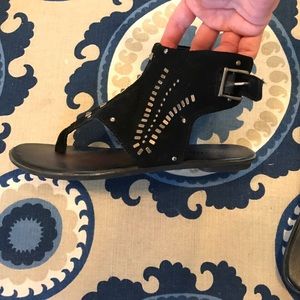 Accented gladiator sandal