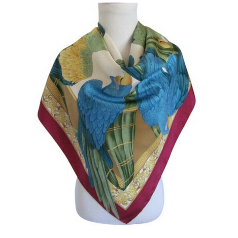 Exotic Salvatore Ferragamo silk scarf