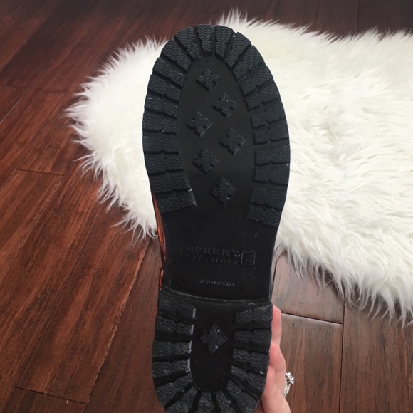 Sperry Top Sider Black Quilted Rubber Rain Boots - Picture 6 of 6