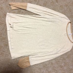 Long sleeve cream shirt