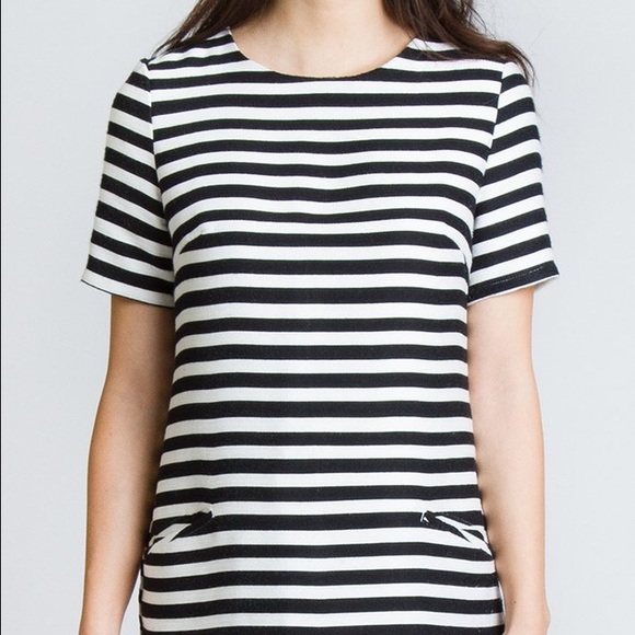🔥Ready to go striped shift dress with pockets - Picture 3 of 4