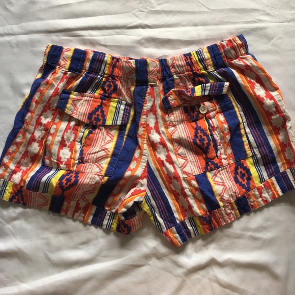 Mossimo | Geo Print Linen Shorts - Picture 3 of 3