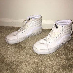 Vans White High Tops