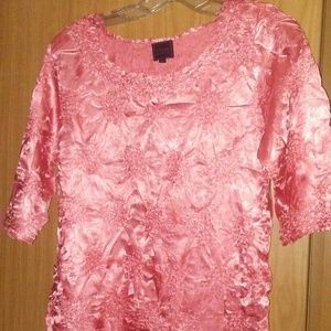 Colour Works dress shirt. Is crinkled.  Very soft.