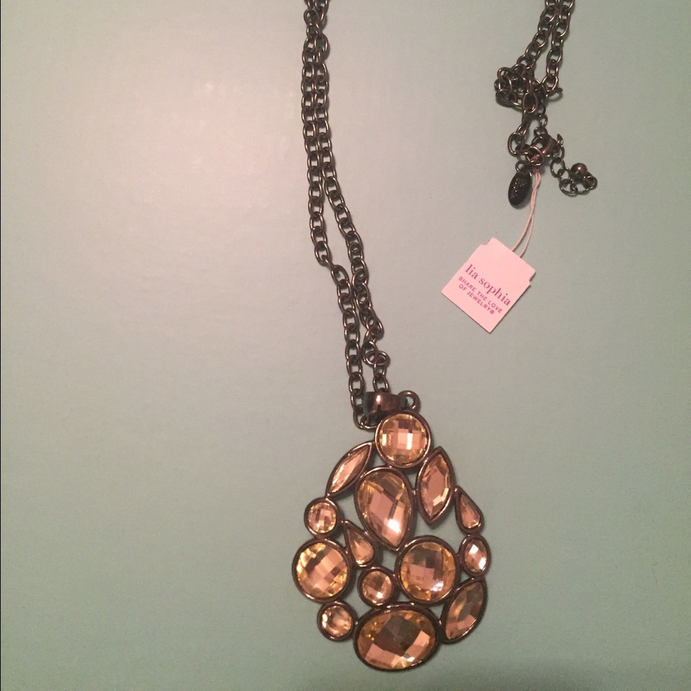 Lia Sophia statement necklace.
