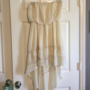 Off White high low dress
