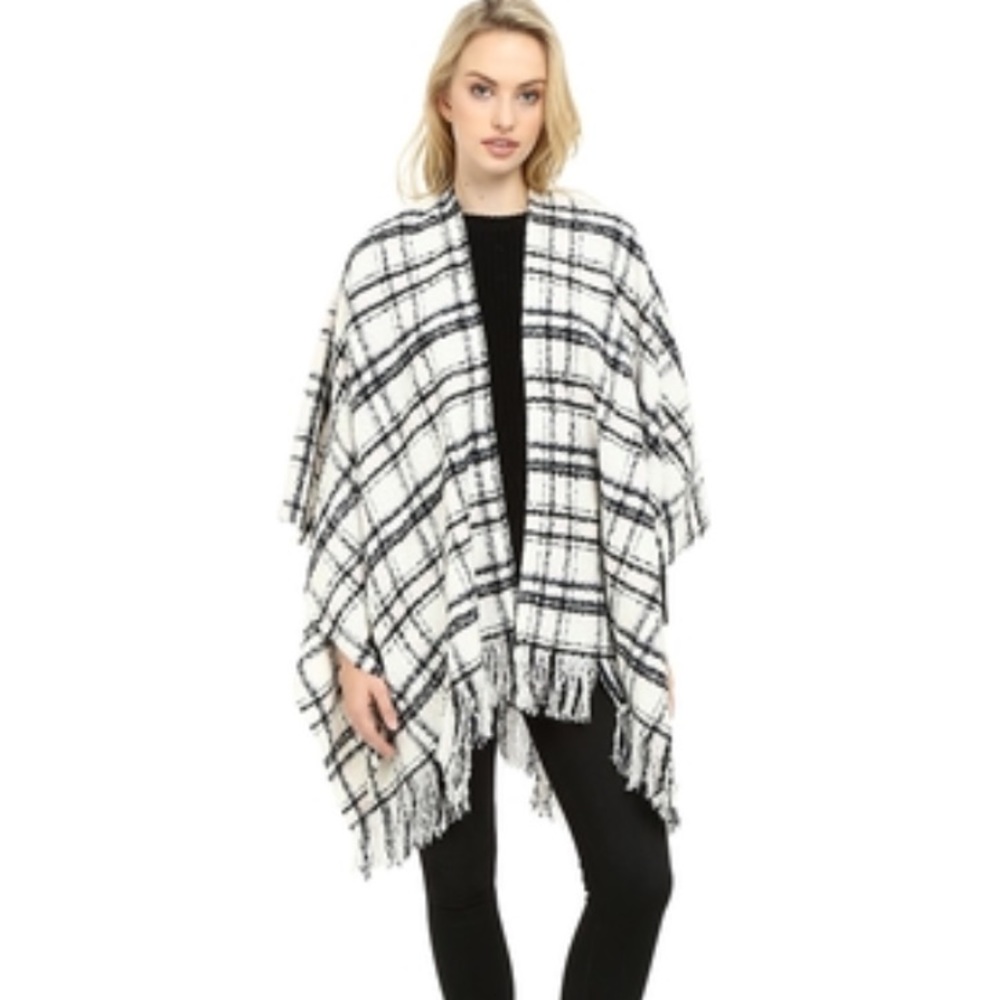 Ivanka Trump Plaid Cape
