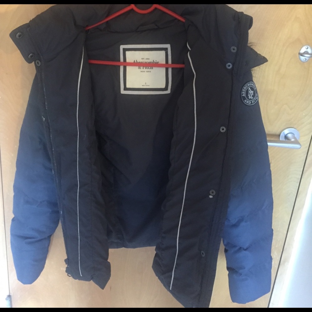 Grey abercrombie & fitch jacket