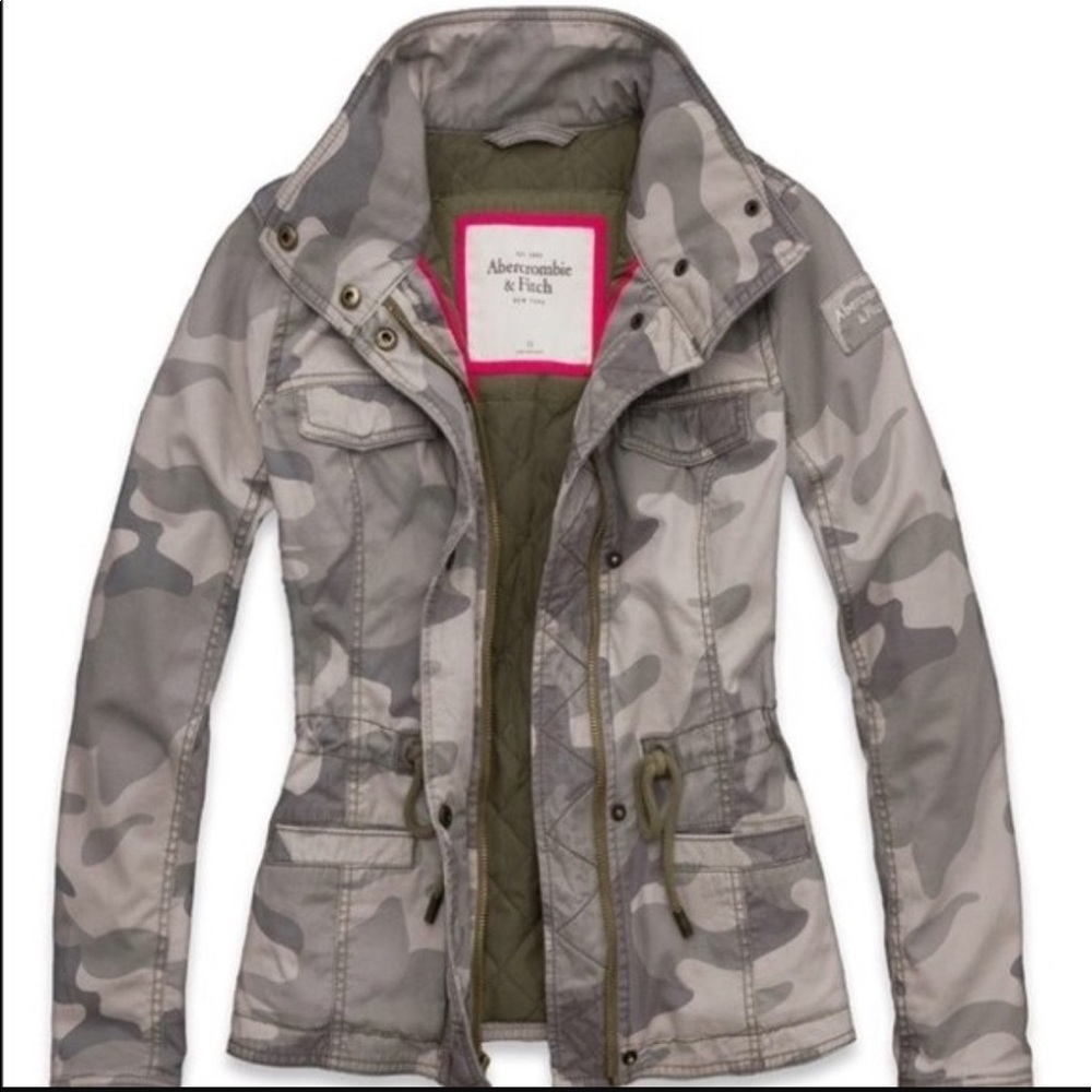 Abercrombie and fitch jacket coat xs Amy camo