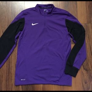 Men's Nike dri-fit half zip hoodie