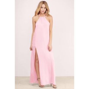 Pink/Blush Slit Maxi