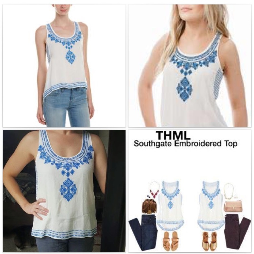NWT Cute embroidered tank by THML from Stitch Fix