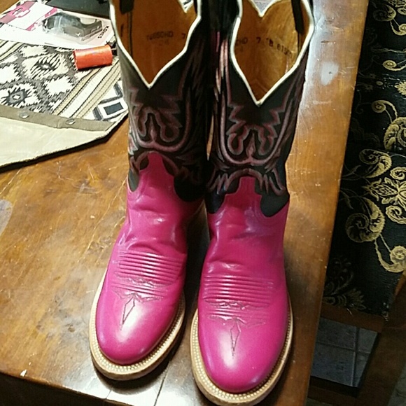 Lucchese boots worn once - Picture 2 of 3