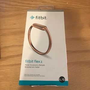 Fitbit Flex 2 bangle- rose gold size Large